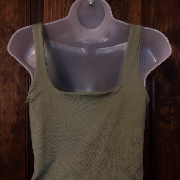 Olive Green Women's Camisole Top - Picture 9 of 10